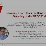 Lowering Error Floors For Hard Decision Decoding Of The OFEC Code ECOC 2025