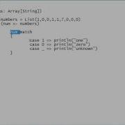 Scala Matching Demo