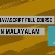 Javascript Full Course In 2 Hour Javascript In Malayalam JishnuGeeks