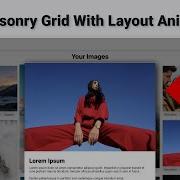 CSS Masonry Grid Framer Motion Layout Animations