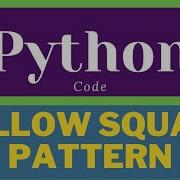 Hollow Square Pattern Pattern Program In Python Shorts Python Ytshorts Education 4k