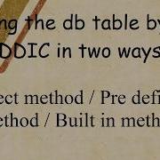 Creating DB Table By Using Direct Method In DDIC SAP ABAP