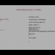Coding Interview DP Problem 5 Intersecting Chords In A Circle