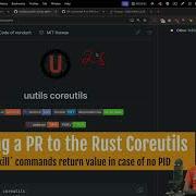 Sending A PR For Rust Coreutils Fixing A Bug Related To No Pid When Killing A Process
