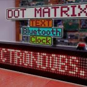 Scrolling Matrix With Bluetooth And Clock