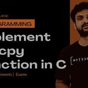 Программа для реализации функции Strcpy на языке C Программирование на C Урок 129