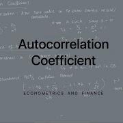 Autocorrelation Coefficient