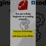 Quiz 61 Learn Ruby Programming In 30 Seconds Quiz Ruby Shorts Codingfacts Codechallenge