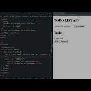 Javascript Todo List App Create Edit Delete Functions Creative Frontend