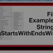 Energia Tutorial StringStartsWithEndsWith