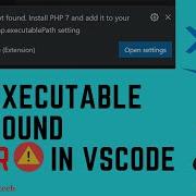 How To Solve PHP Executable Not Found Error In VS Code PHP Error Add Path To PHP Learnonpy