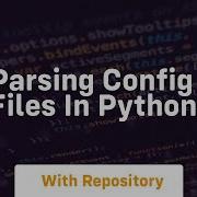 Parsing Config Files In Python