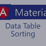 Angular Material Tutorial 30 Data Table Sorting