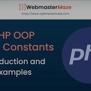 PHP OOP Class Constants