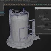 Maya Render Viewport Of Wireframe Object With Transparent Background