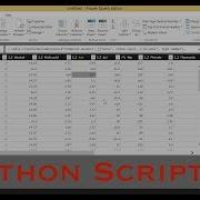 Запуск скриптов Python в Power BI