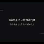 Master Dates In JavaScript