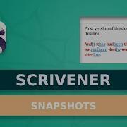 How To Save And Compare Document Versions With Snapshots In Scrivener
