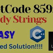 LeetCode 859 Buddy Strings EASY C JAVA Detailed Solution