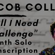 Jacob Collier AllINeedChallenge Synth Solo Transcription