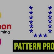 Python Pattern Programs Printing Stars In U Shape