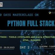 Day 2 Python Tools Syntaxes And Data Structures HTML Django