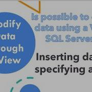 Modify Data Through A View SQL Server Can We Update Data In View In Sql Server