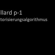 Pollard P 1 Faktorisierungsalgorithmus Mathematisch Erklärt Mit Beispiel