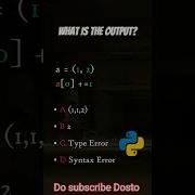 Python Quiz Time Coding Programming Python Education Quiz Trending Shorts