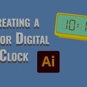 Creating A Vector Digital Clock In Adobe Illustrator