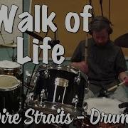 Dire Straits Walk Of Life Drum Cover Train Beat Style