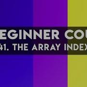 C Programming Tutorial 41 The Array Index