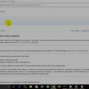 Java KeyListener Interface