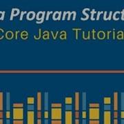 Selenium Class 6 Java Program Structure
