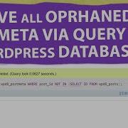 How To Delete All Orphaned Post Meta Using SQL Query In WordPress Database In PhpMyAdmin