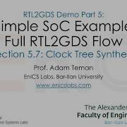 RTL2GDS Demo Part 5 7 SoC Demo CTS