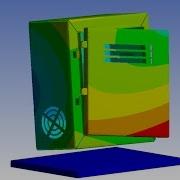 ANSYS Workbench Explicit Dynamics Drop Test Of An Aluminum Box Falling From 2 M Height