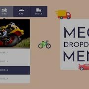 Mega Dropdown Menu Using HTML And CSS DropDown Menu