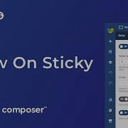 Show Elements When Sticky With Visual Composer