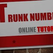 Trunk Number In Java Using BlueJ With Code