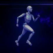 Digital Man Running Free Video Loop
