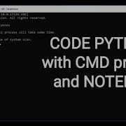 How To Code Python With CMD Prompt And Notepad Hindi Tutorial DOS NOTEPAD NiCode 2020