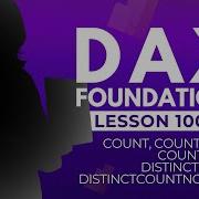 LESSON 10050 COUNT COUNTBLANK COUNTROWS DISTINCTCOUNT DISTINCTCOUNTNOBLAK AND THEIR PROBLEMS