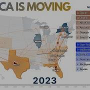 The Great Migration Visualizing US State To State Flows