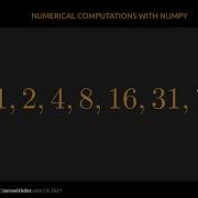 Applied Numpy µ Tutorial
