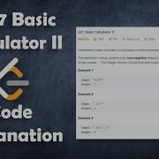 Basic Calculator II Live Coding With Explanation Leetcode 227