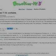Exercise 7 14 Contains Java Tutorial Practice It