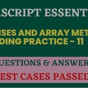 Promises And Array Methods JS Coding Practice 11 JavaScript Essentials NxtWave CCBP 4 0