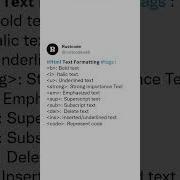Html Text Formatting Tags Html Css Rustcode