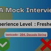 DSA Interview Prep Mock Interview For Freshers Decode String Leetcode Dsa Interview Coding